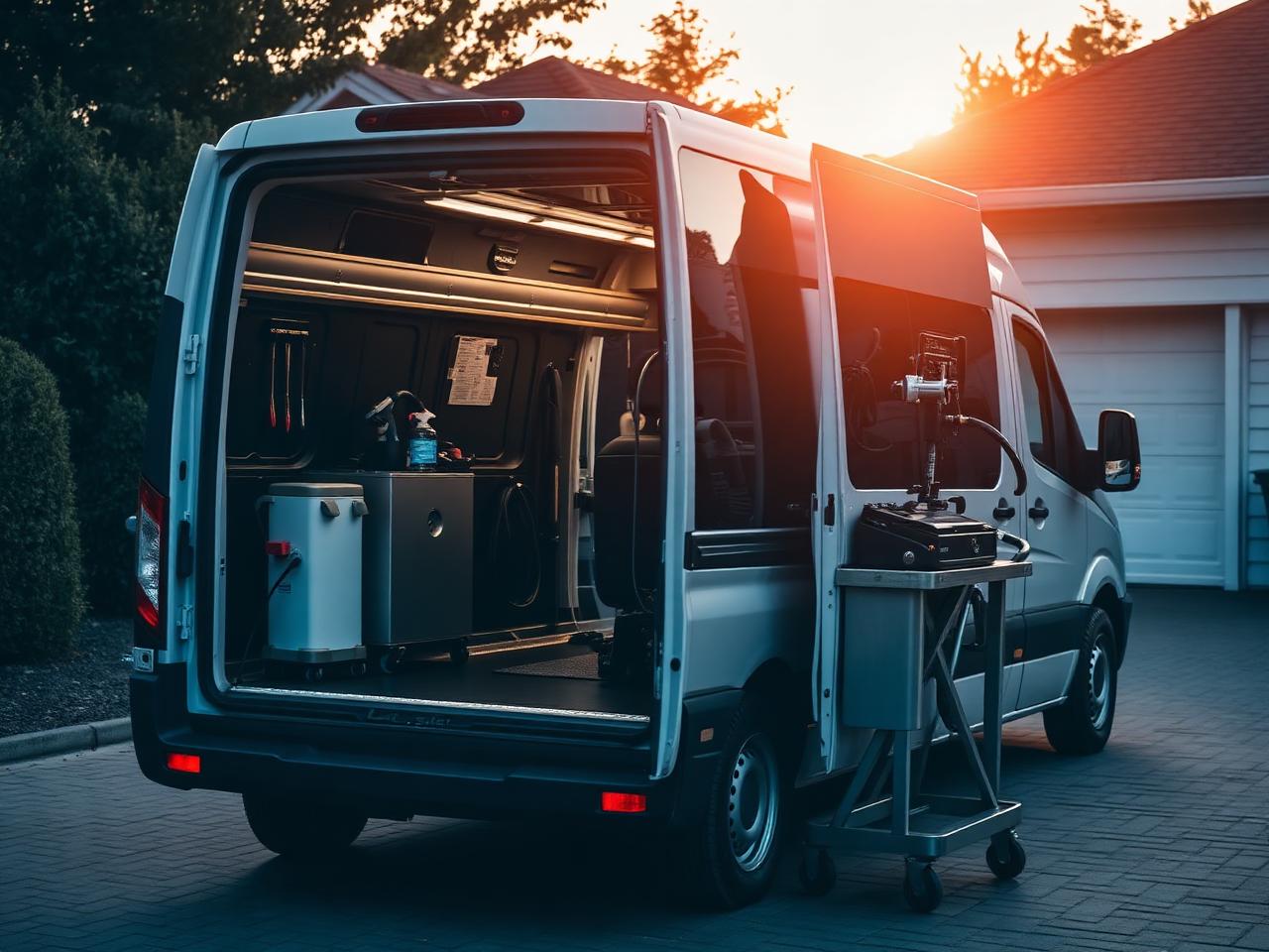 Mobile detailing van